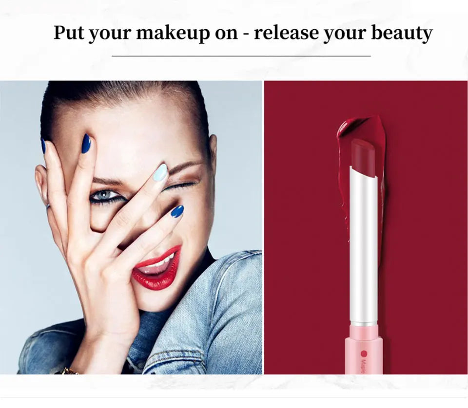 Set de 4 Labiales Mate Larga Duración – Resistente al Agua