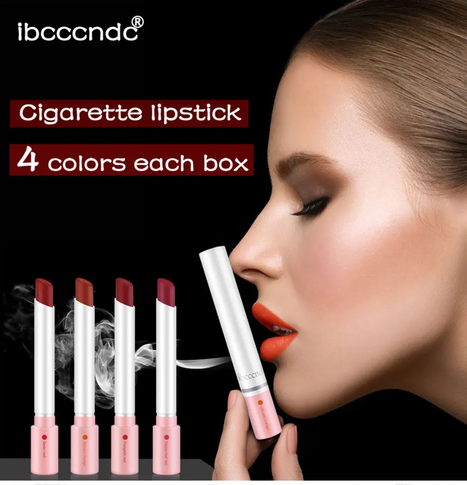 Set de 4 Labiales Mate Larga Duración – Resistente al Agua