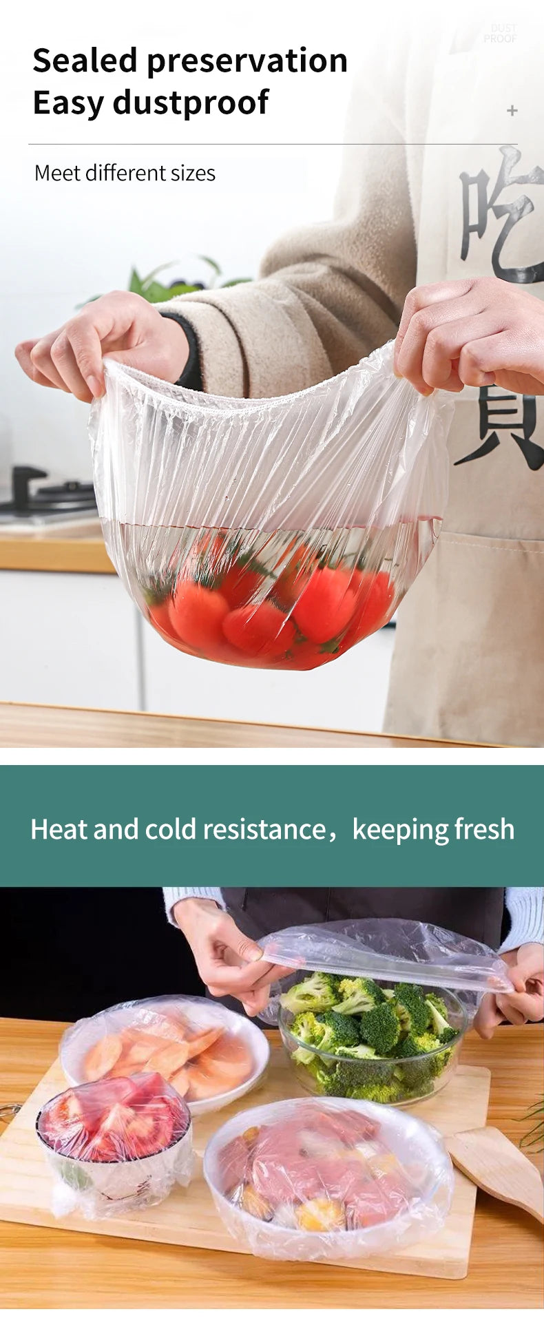 Bolsas Reutilizables para Conservar Alimentos (50/100 PCS)