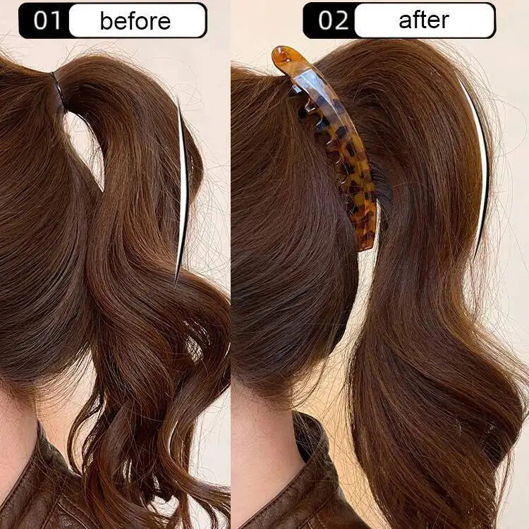 Broches Clip Grande para Cabello – Diseño Animal Print