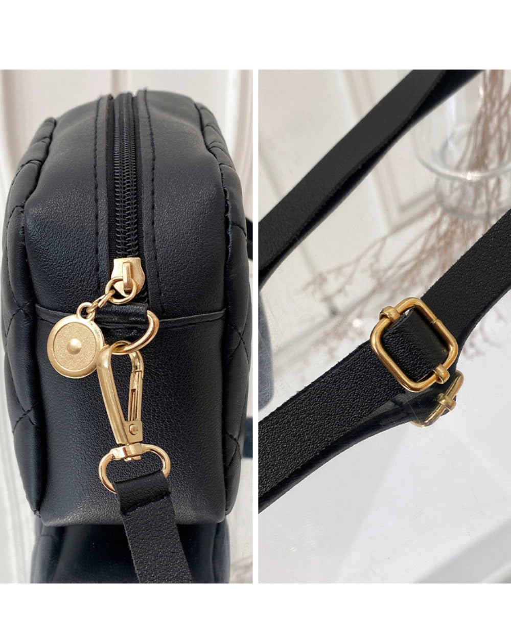 Bolso Acolchado Mini Crossbody