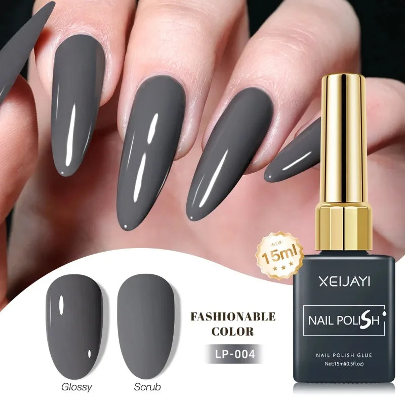 Esmalte Gel Semipermanente Multicolor – Efecto Hielo/Transparente.