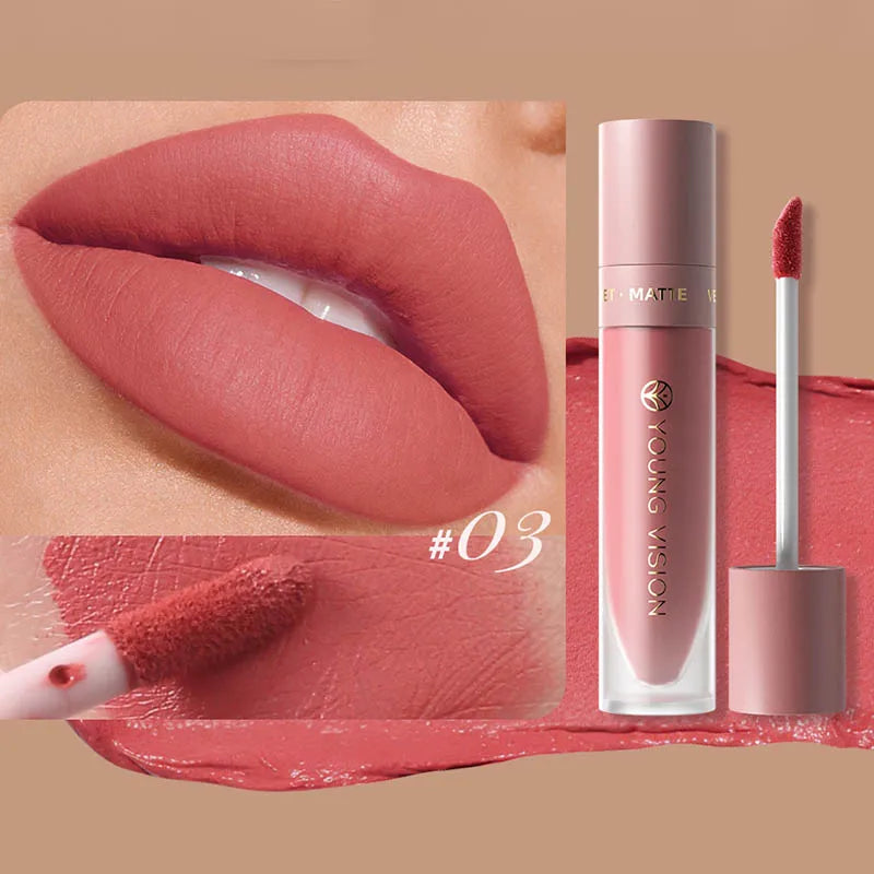 Labial Líquido Mate DUNUF 8 Colores.