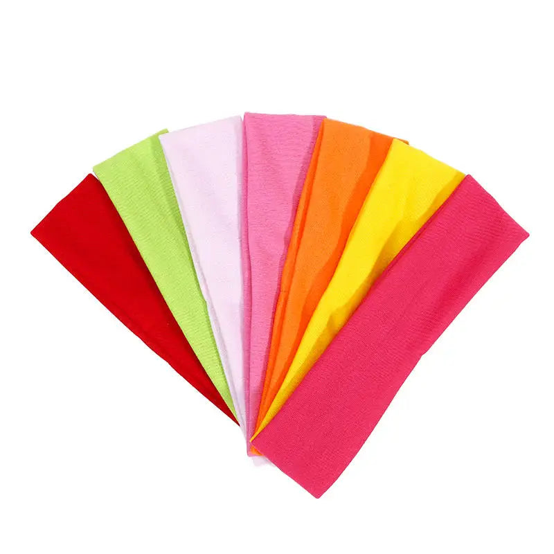 Diademas Deportivas Elásticas – Set de 7 Piezas