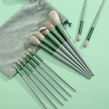 Set de 13 Brochas de Maquillaje Profesionales – Rostro, Ojos y Labios, Suaves y Antiderrame