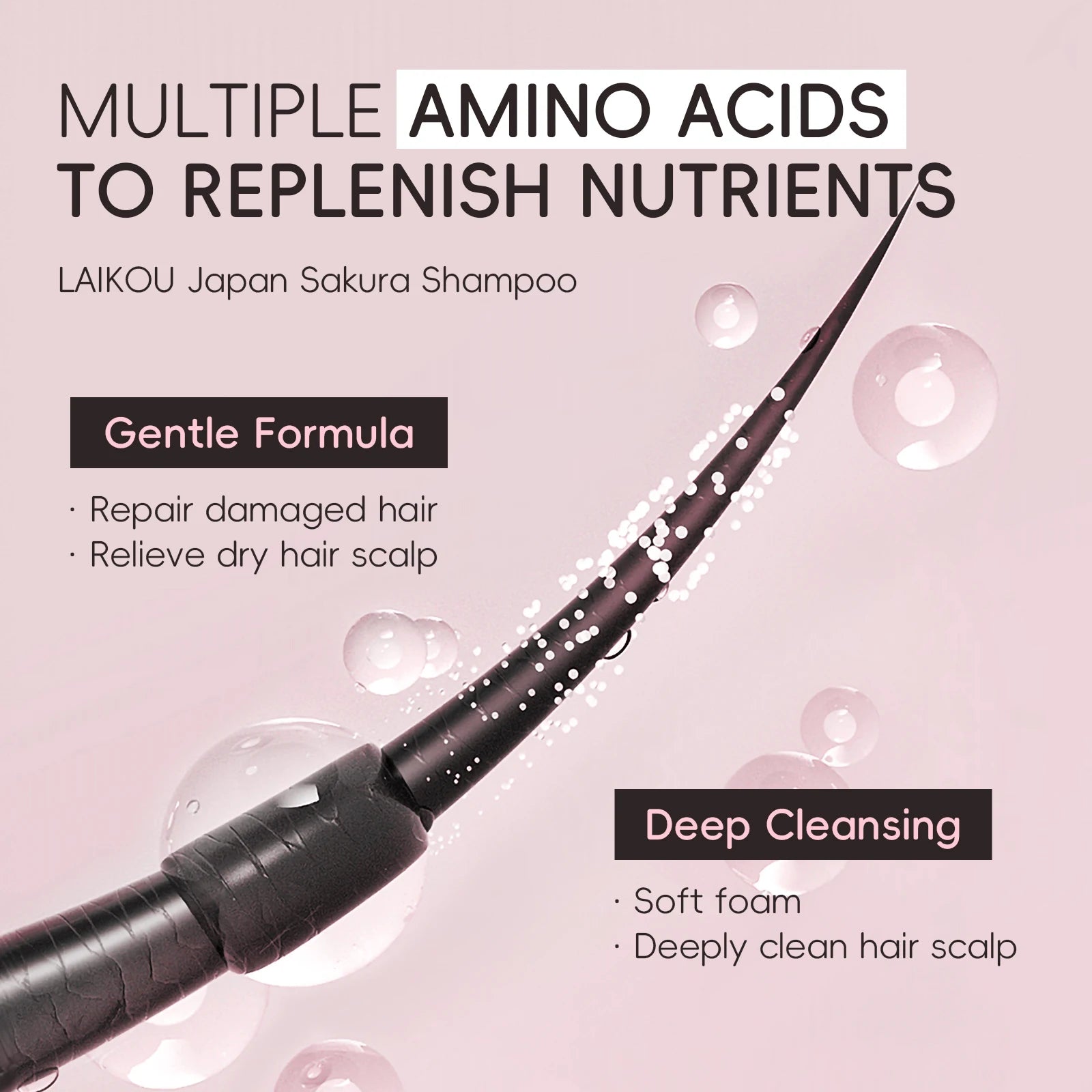 "Shampoo Sakura Reparador Anti-Frizz"