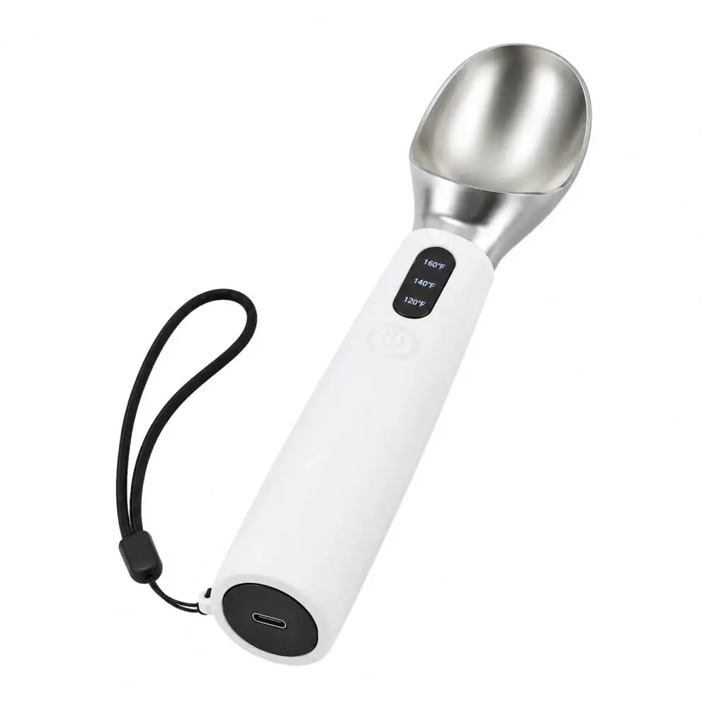 Cuchara de Helado Eléctrica Recargable con Pantalla LED