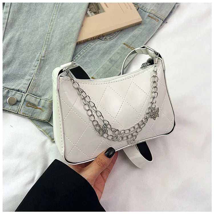 Bolso Nocturna con Cadenas Y mariposas.