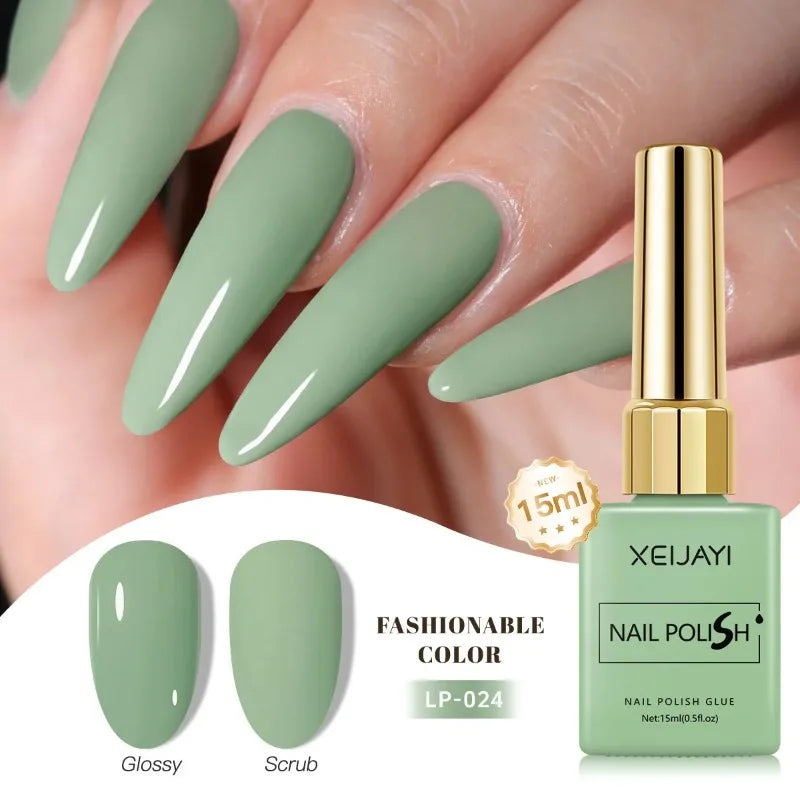Esmalte Gel Semipermanente Multicolor – Efecto Hielo/Transparente.