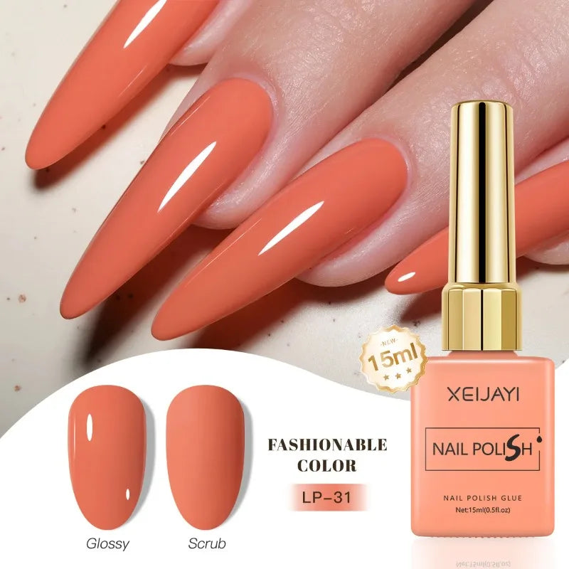 Esmalte Gel Semipermanente Multicolor – Efecto Hielo/Transparente.