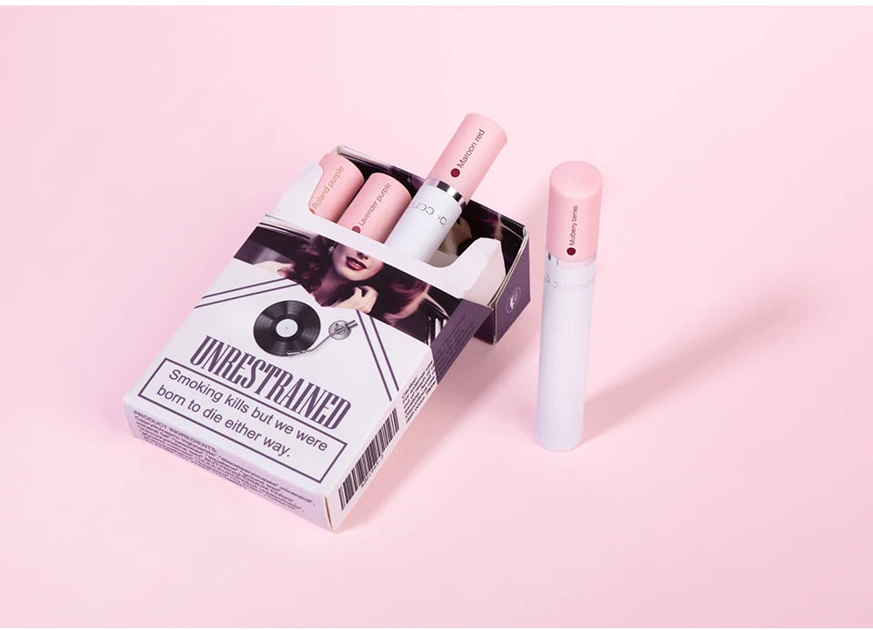 Set de 4 Labiales Mate Larga Duración – Resistente al Agua