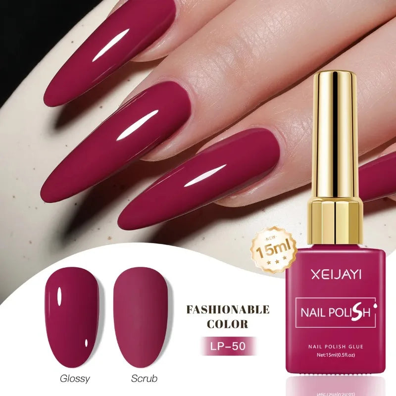 Esmalte Gel Semipermanente Multicolor – Efecto Hielo/Transparente.