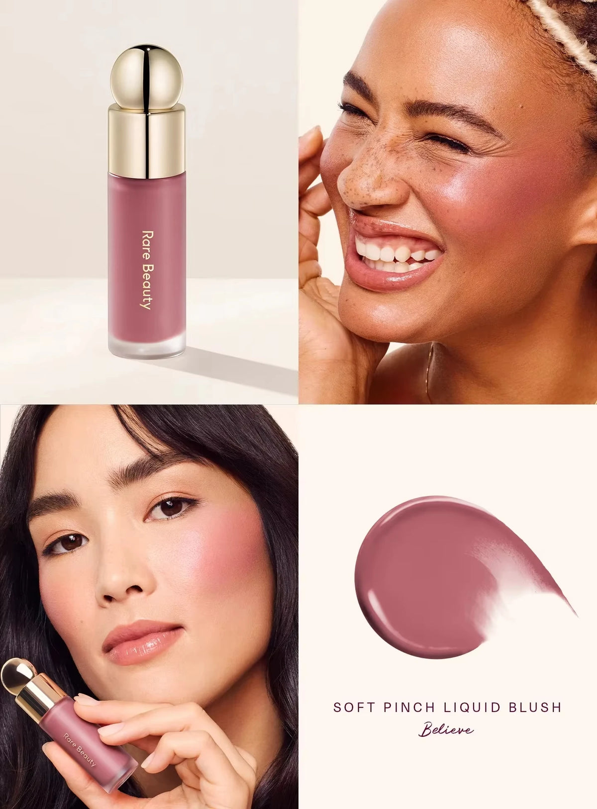 Rare Beauty Soft Pinch Tinted Lip Oil – Aceite Labial con Color, Efecto Brillante