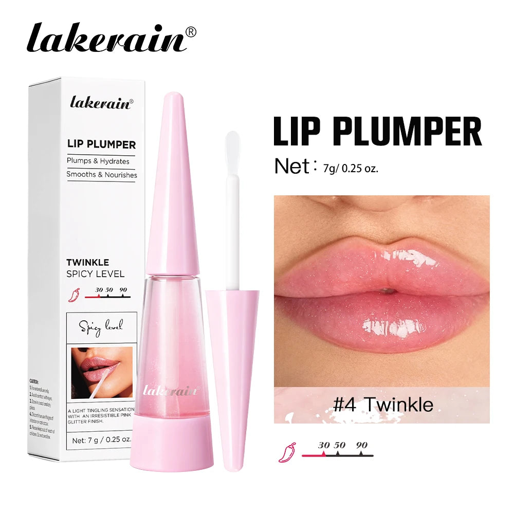 Lakerain Lip Plumper – Gloss Voluminizador de Labios con Hidratación Profunda