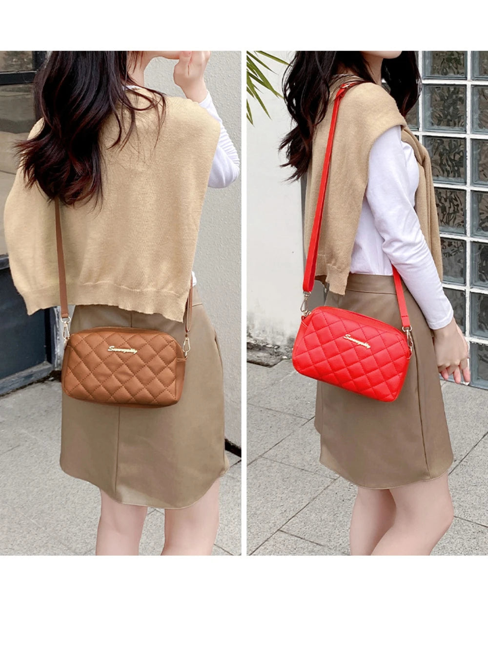 Bolso Acolchado Mini Crossbody