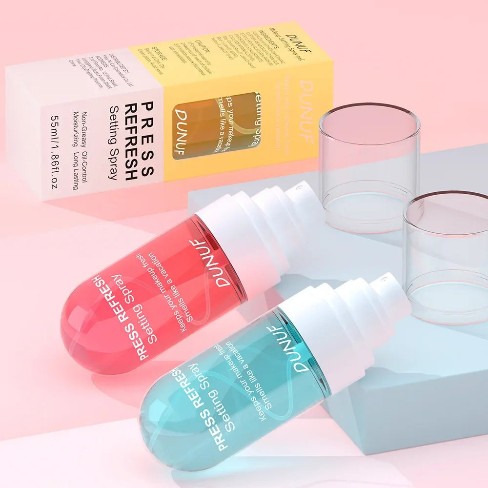 Spray Fijador de Maquillaje Refrescante DUNUF – Hidratante Efecto Larga Duración