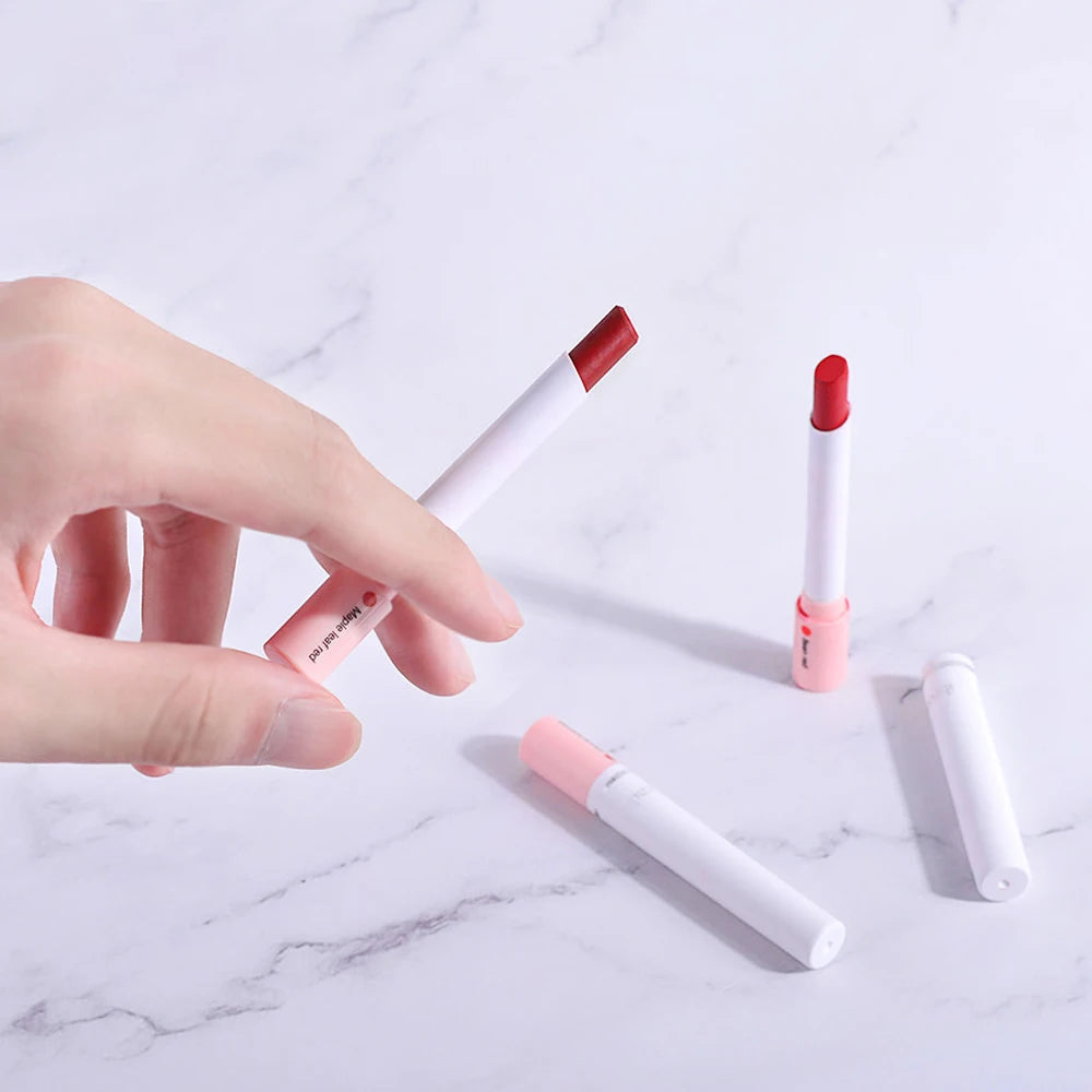 Set de 4 Labiales Mate Larga Duración – Resistente al Agua