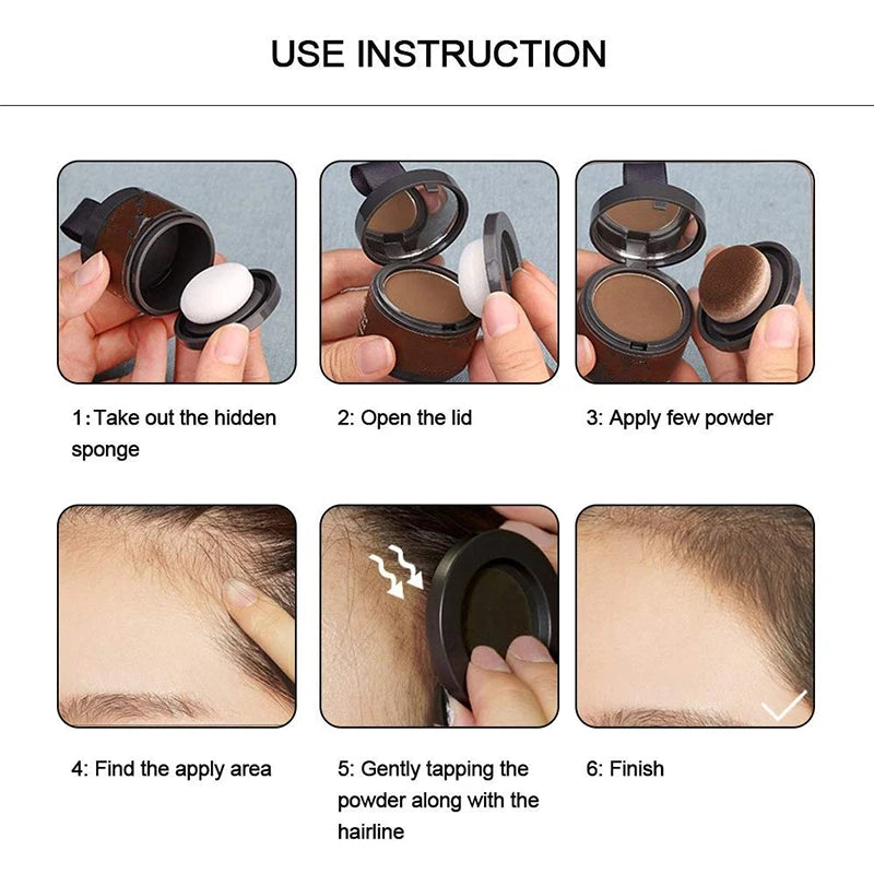 Polvo Cubre Raíces 14 Colores – Efecto Instantáneo Resistente al Agua