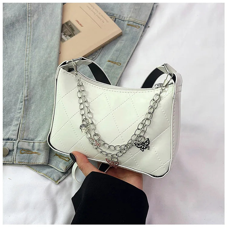 Bolso Nocturna con Cadenas Y mariposas.