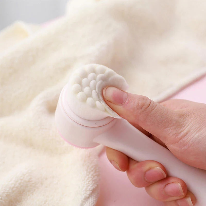 Cepillo Facial 3D de Silicona – Limpieza Profunda y Exfoliación Suave