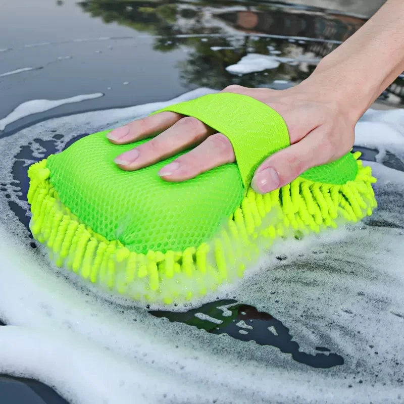 Guante Esponja Microfibra para Lavado de Auto