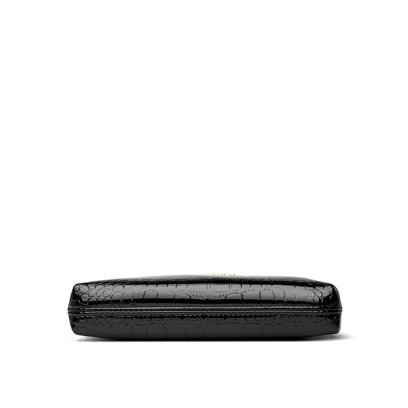 Bolso Crossbody Piel Croco Elegante