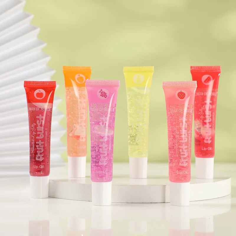 Set de 6 Glosses Labiales Frutales Hidratantes – Brillo Efecto Agua