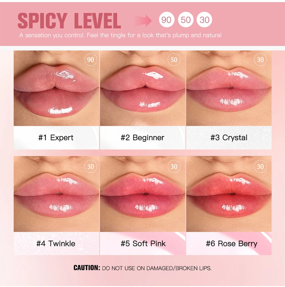 Lakerain Lip Plumper – Gloss Voluminizador de Labios con Hidratación Profunda