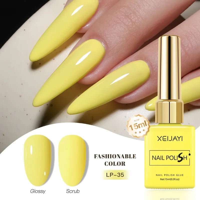 Esmalte Gel Semipermanente Multicolor – Efecto Hielo/Transparente.
