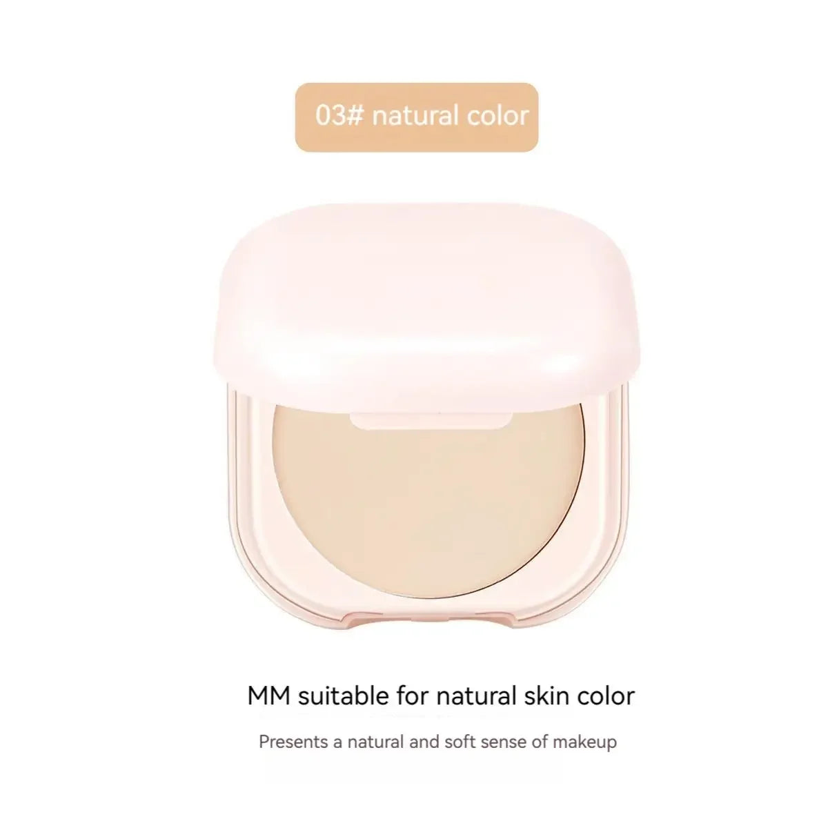 Polvo Compacto Setting Powder con Espejo – Control de Grasa y Piel Luminosa