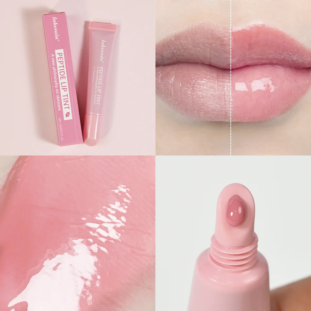 Lip Gloss Efecto Espejo Hidratante – Brillo Labial con Colágeno.