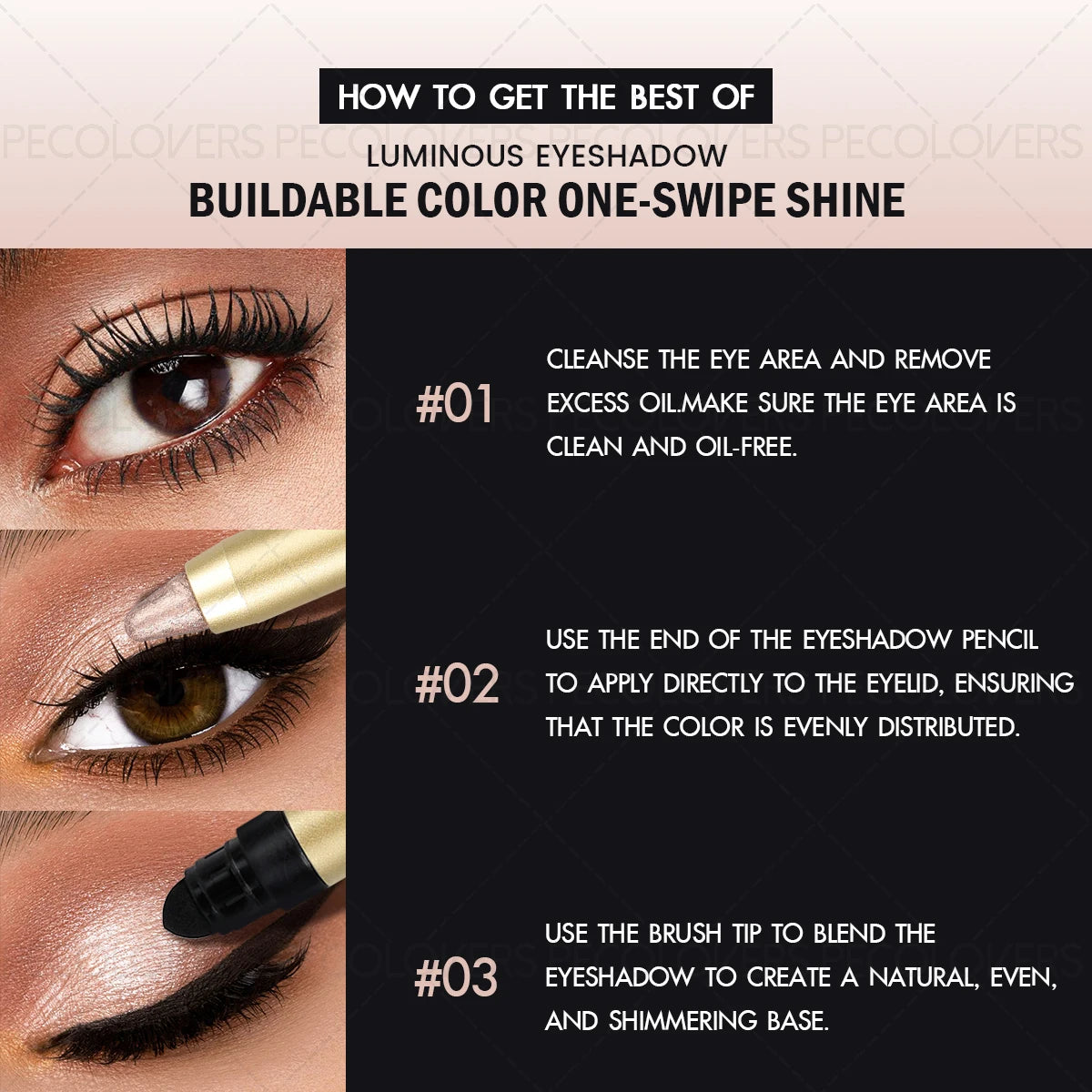 Smudge-Proof – Lápiz de Sombra Multiusos a Prueba de Manchas