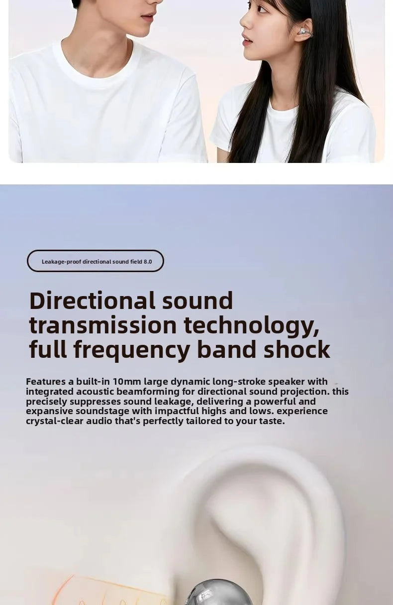 Audífonos Bluetooth con Estuche de Carga — Larga Duración