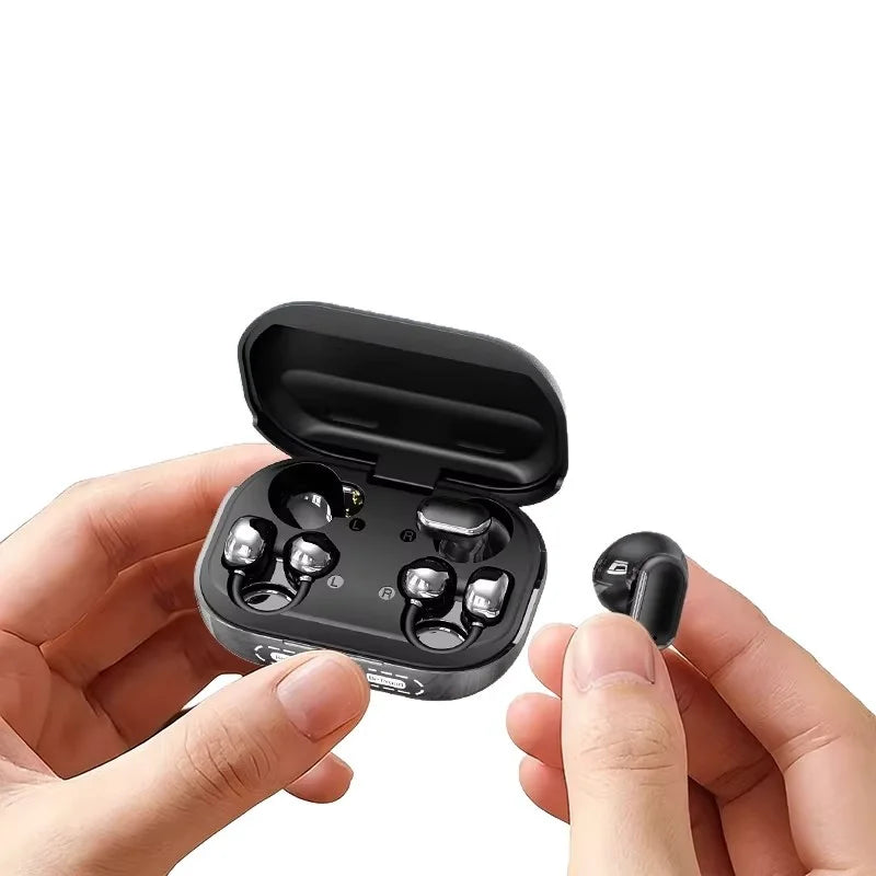 Audífonos Bluetooth con Estuche de Carga — Larga Duración