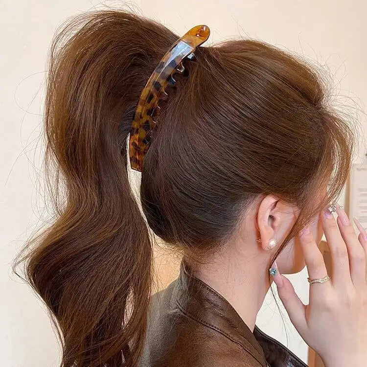 Broches Clip Grande para Cabello – Diseño Animal Print