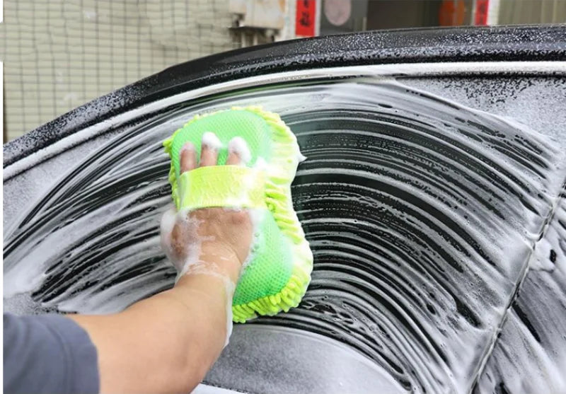 Guante Esponja Microfibra para Lavado de Auto
