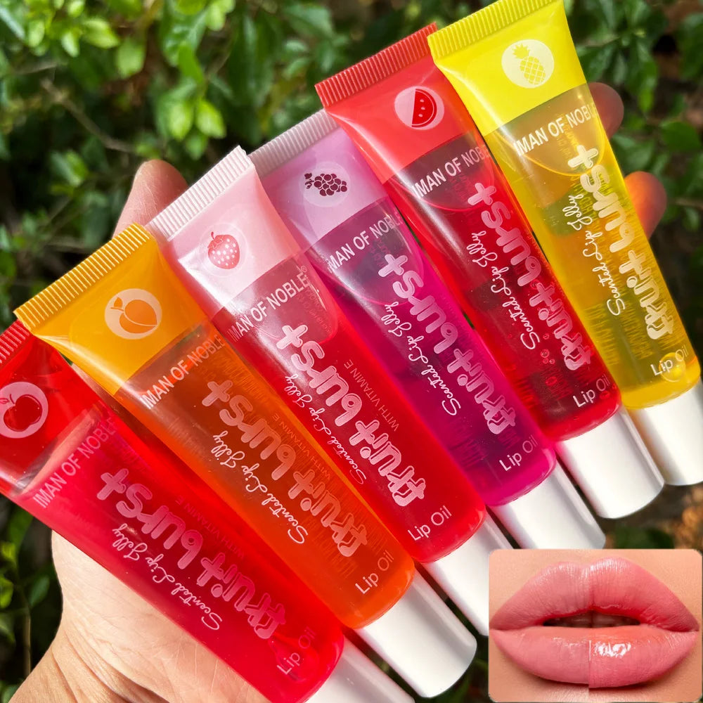 Set de 6 Glosses Labiales Frutales Hidratantes – Brillo Efecto Agua