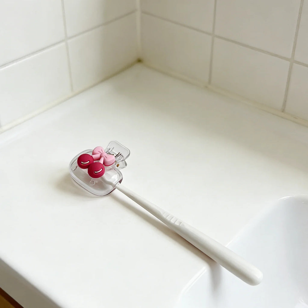 Funda de Viaje para Cepillo de Dientes Antibacterial – Cereza