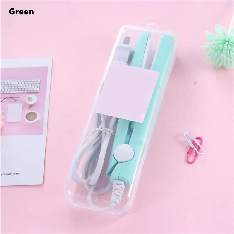 Mini Plancha Alisadora y Rizadora 2 en 1 – Cerámica, Doble Función, Control de Temperatura