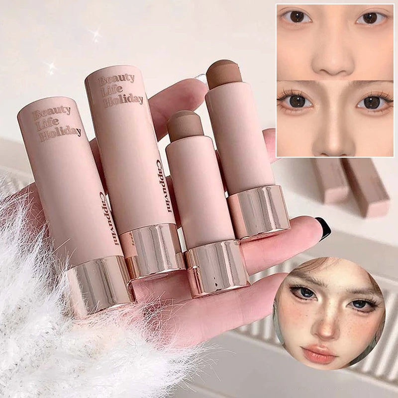 Stick Contour 3D Hidratante – Efecto Sedoso, Larga Duración, Mate Natural para Nariz y Sombreado