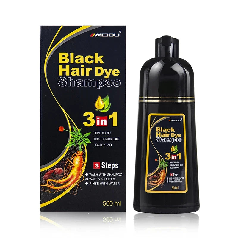 "Shampoo Tinte Instantáneo 3en1 Cubre Canas"