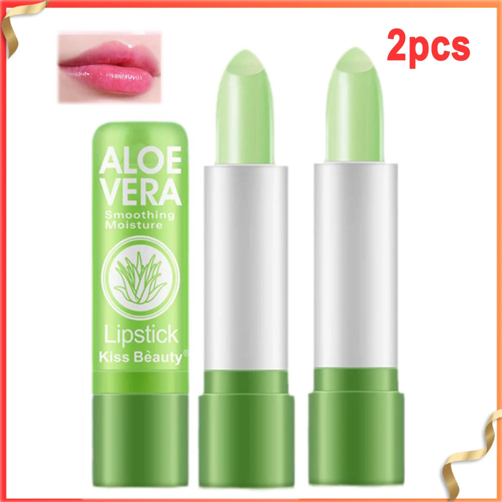 🌿Aloe Glow- Labial Mágico Hidratante 99% Aloe Vera✨
