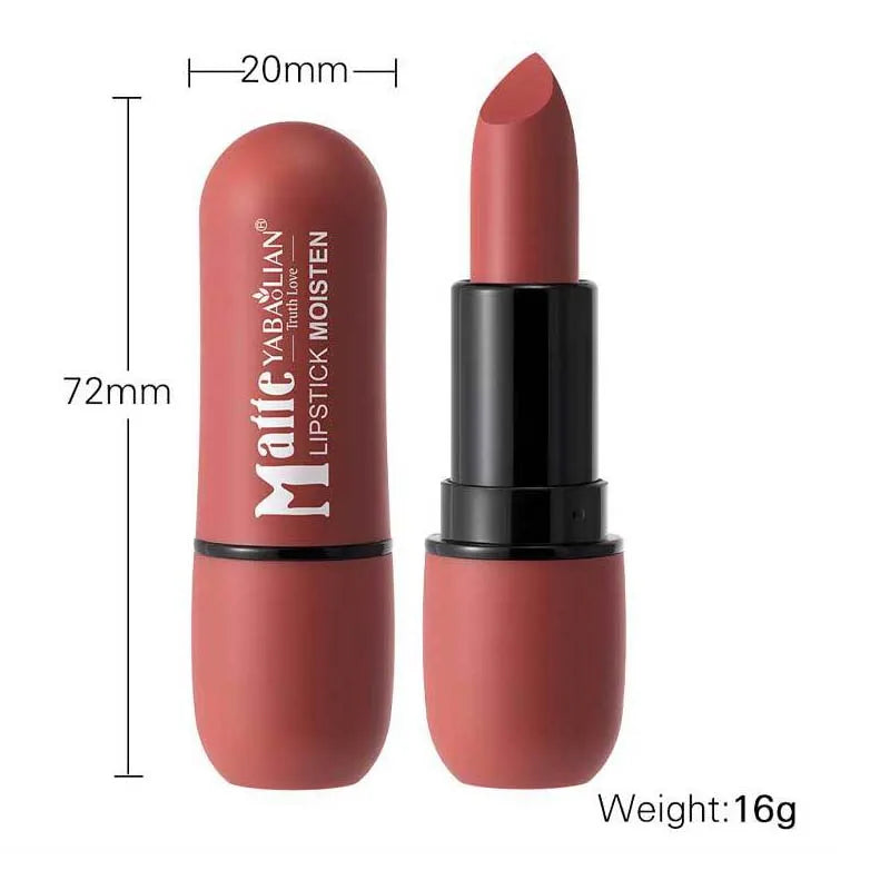 Labial Mate 6 Colores Ultra Suave