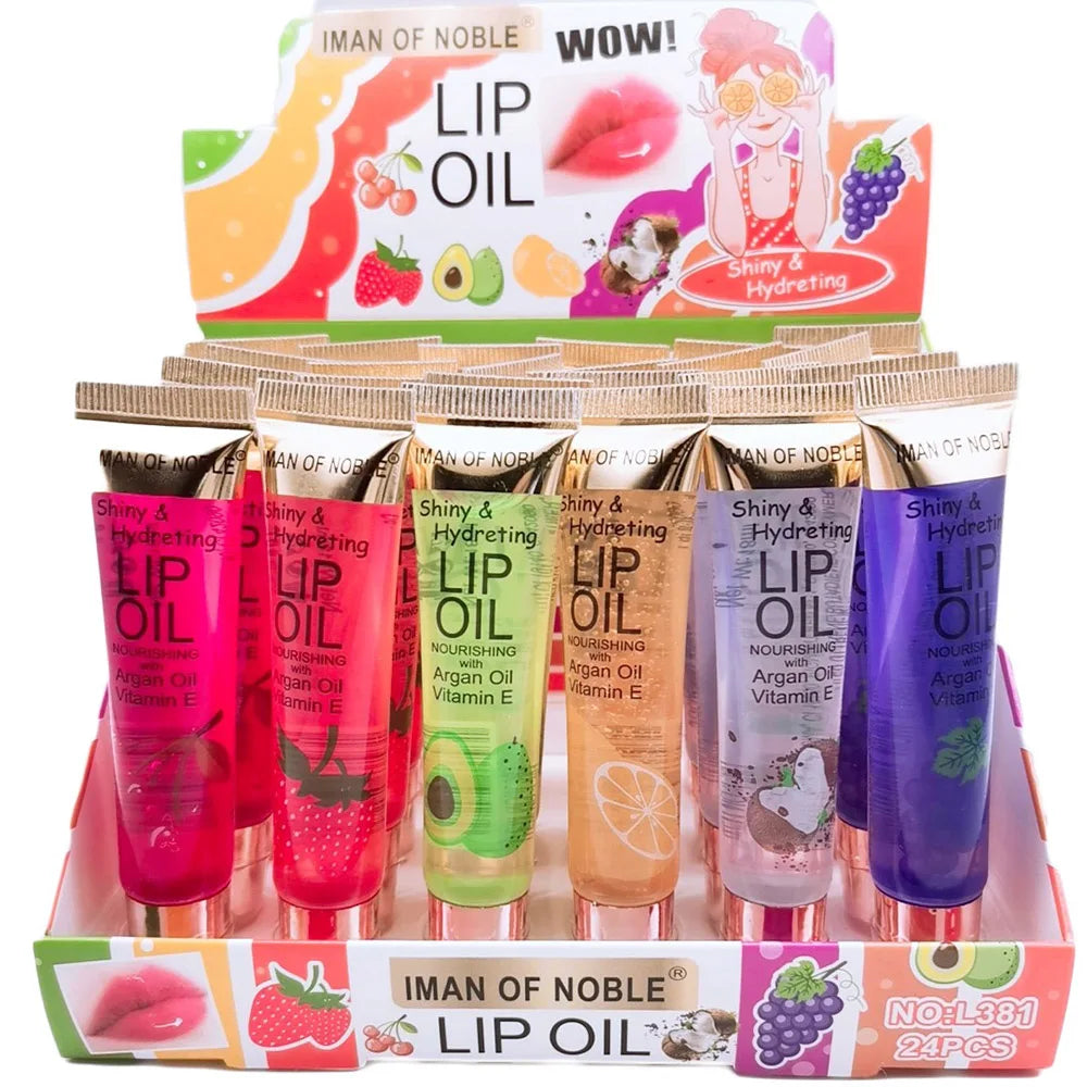 Set de 6 Glosses Labiales Frutales Hidratantes – Brillo Efecto Agua