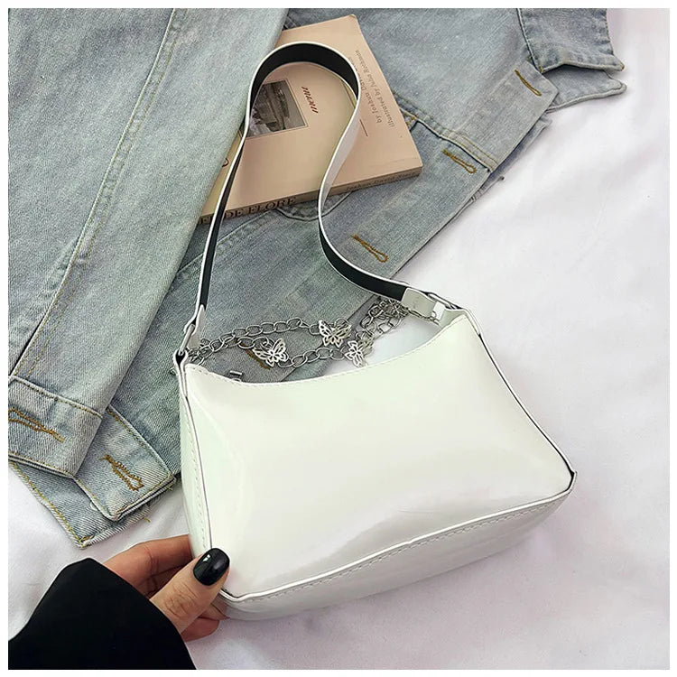 Bolso Nocturna con Cadenas Y mariposas.