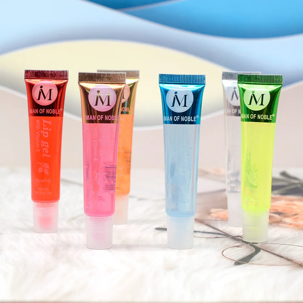 Set de 6 Glosses Labiales Frutales Hidratantes – Brillo Efecto Agua
