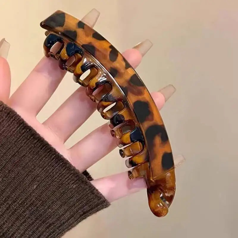 Broches Clip Grande para Cabello – Diseño Animal Print