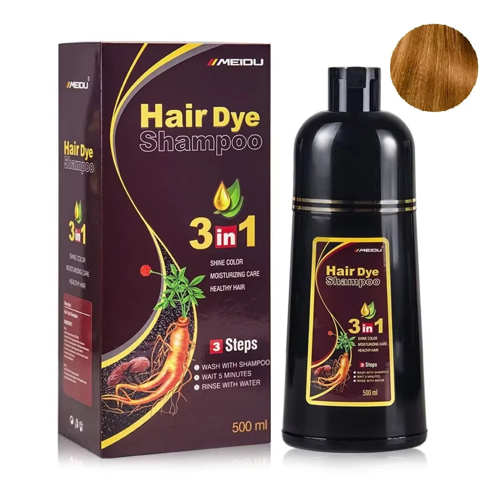 "Shampoo Tinte Instantáneo 3en1 Cubre Canas"