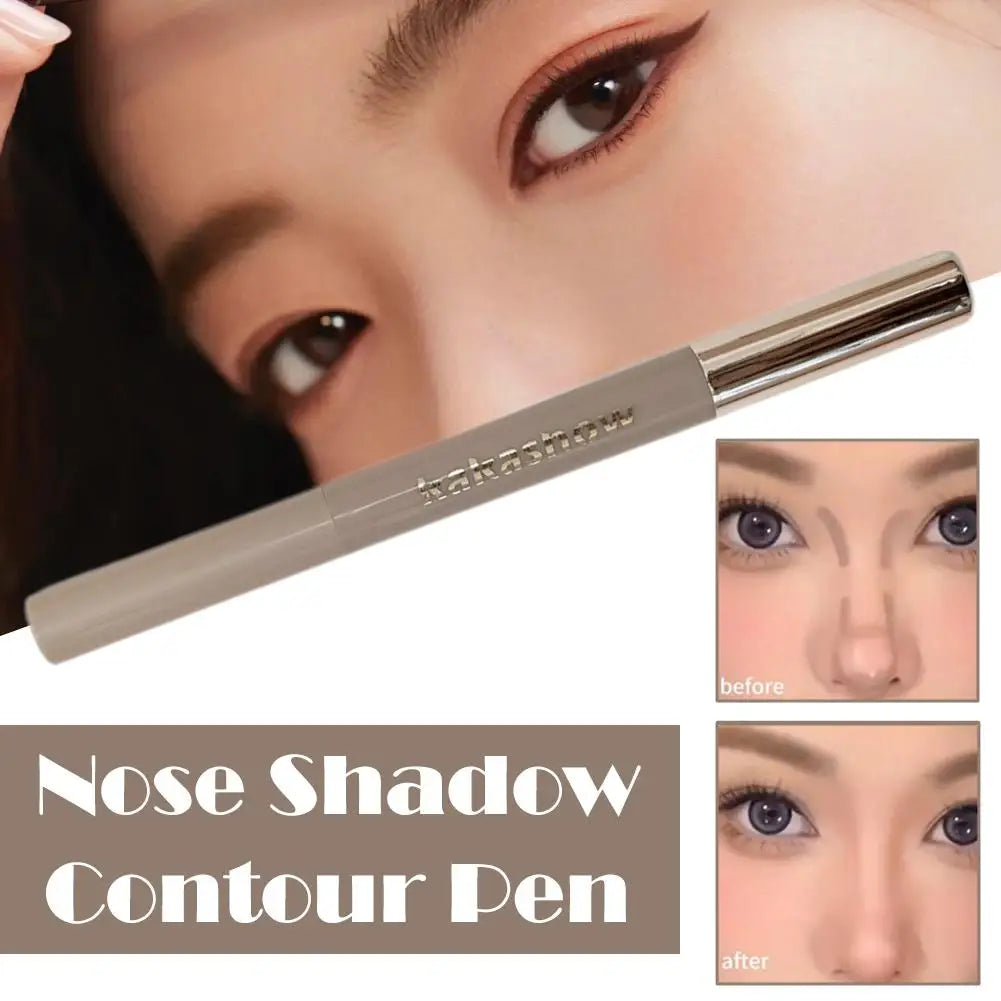 Lápiz Contorno 2 en 1 con Brocha – Stick Bronzer Facial 3D