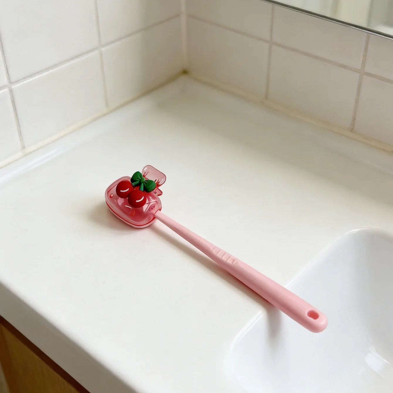 Funda de Viaje para Cepillo de Dientes Antibacterial – Cereza
